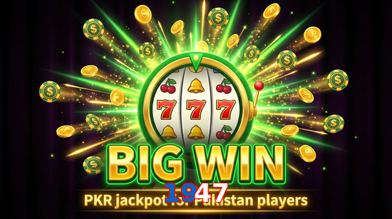 Big win animation on 1947 slot game